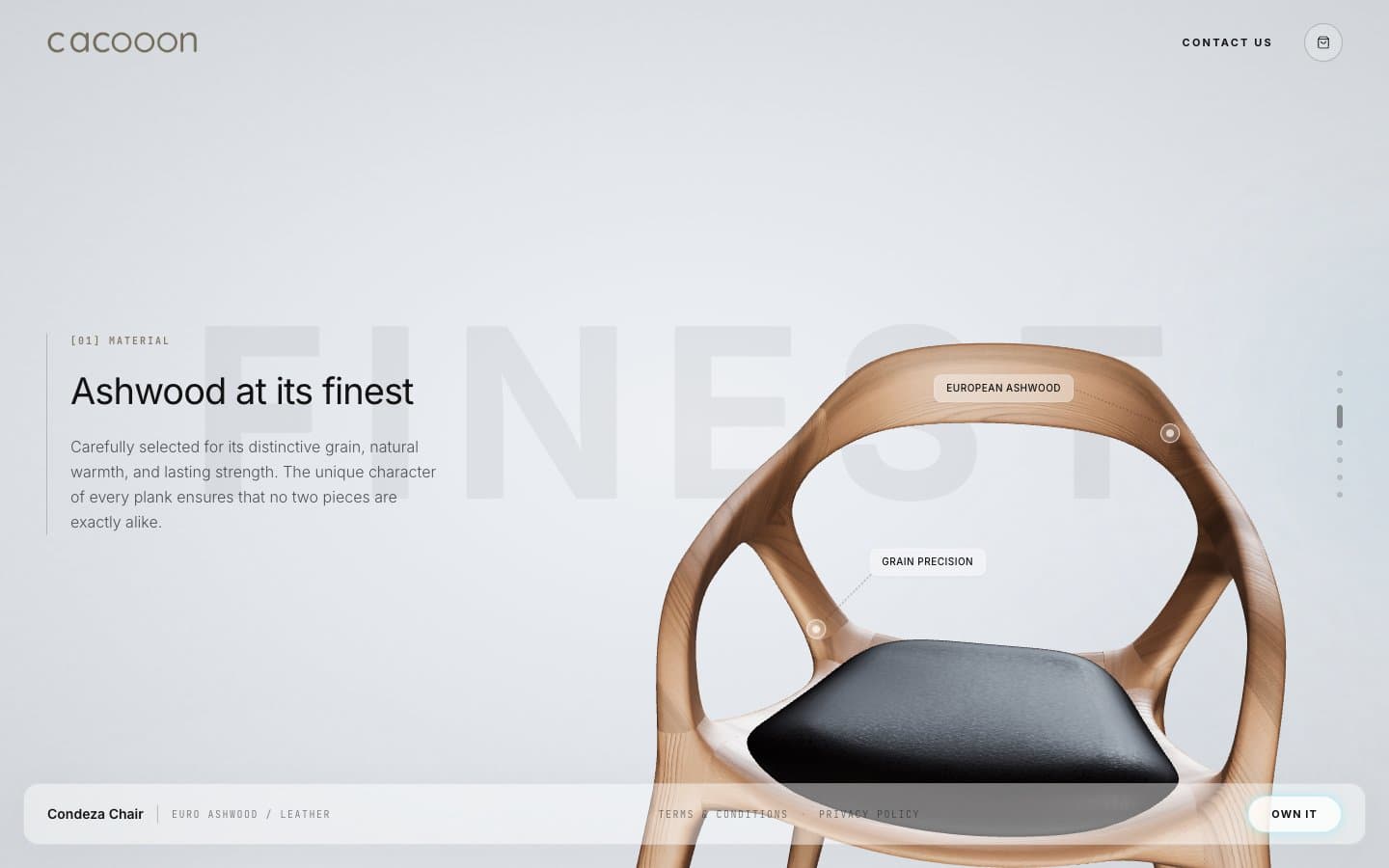 Cacooon — 3D Furniture Showcase screenshot 3