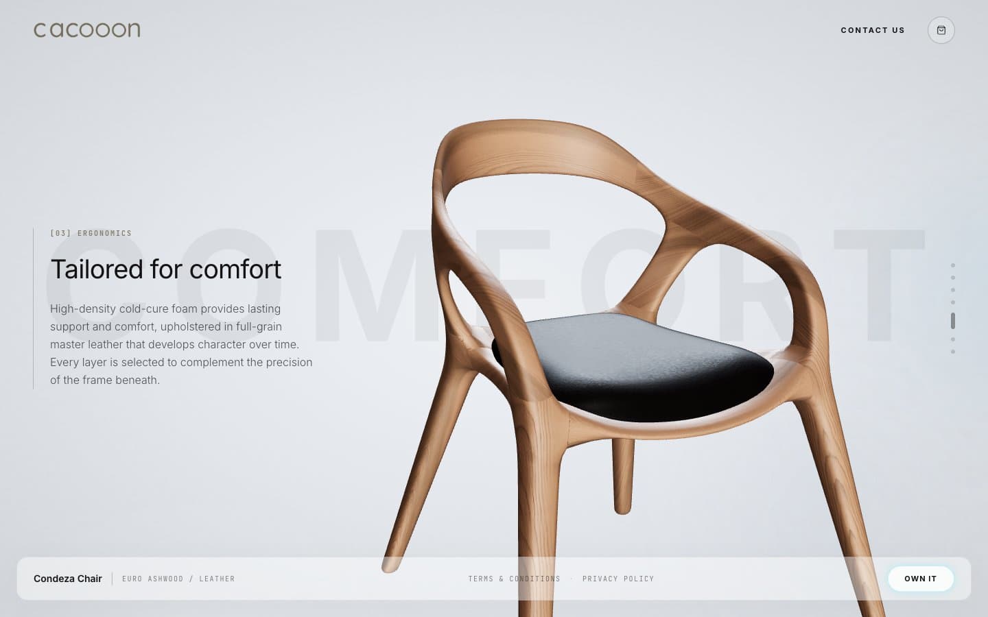 Cacooon — 3D Furniture Showcase screenshot 5