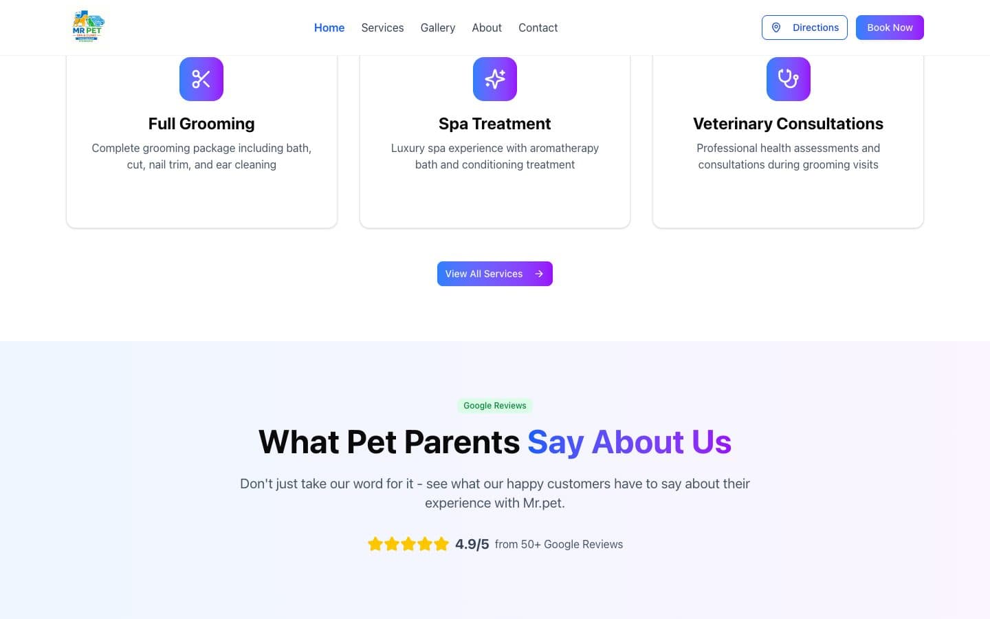 Mr Pet — Pet Business Website screenshot 3