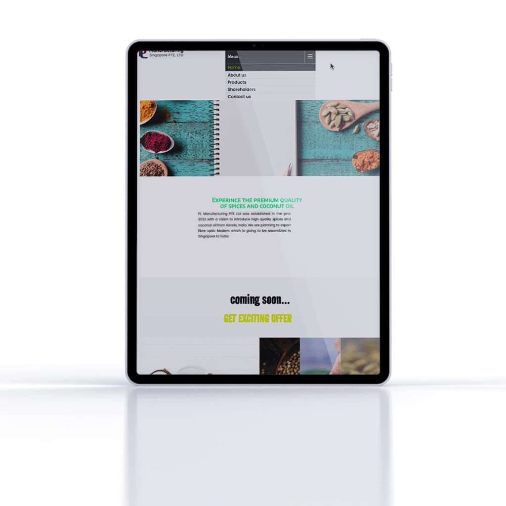PL Manufacturing — Company Website screenshot 5