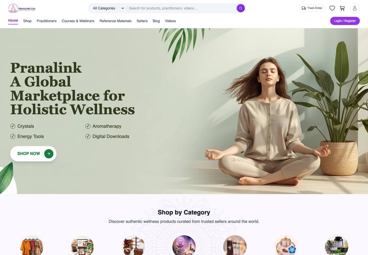 Pranalink — Wellness Marketplace screenshot 2
