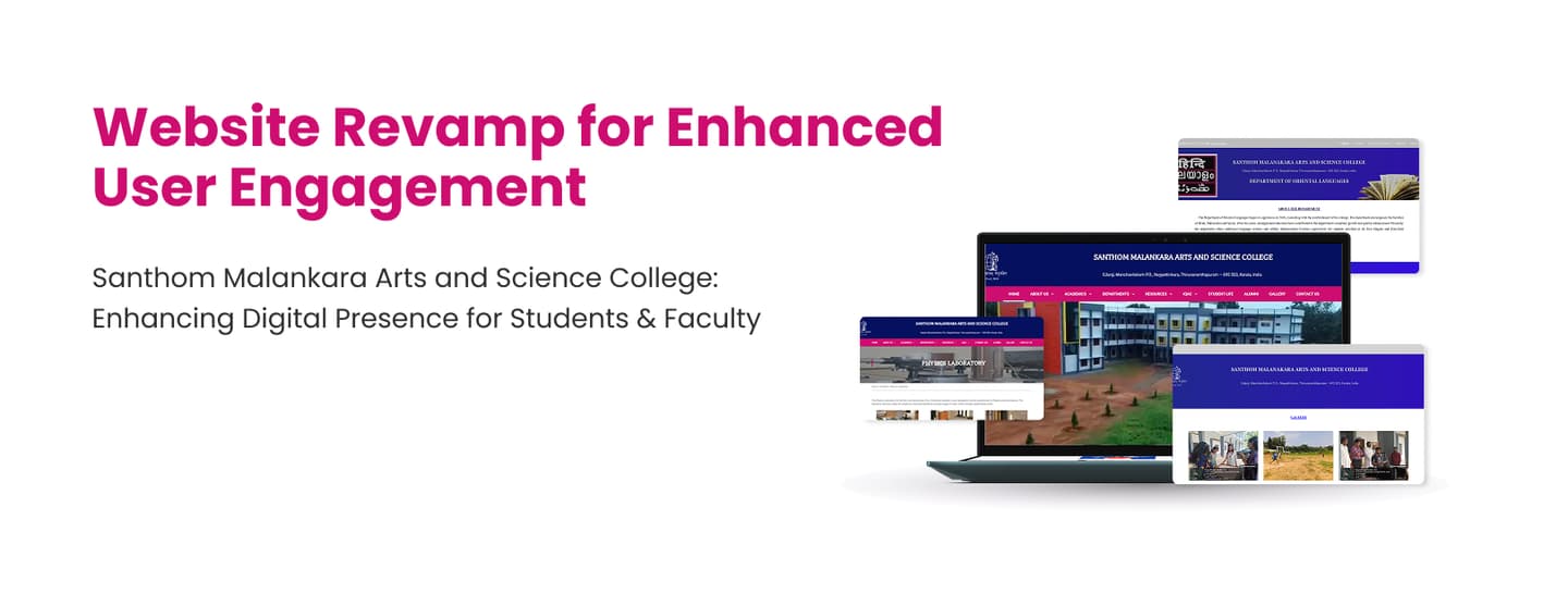 Santhom College — Institution Website screenshot 2